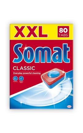 SOMAT-Таблетки для посудомоечной машины Somat Classic с эффектом соды 80 шт-9000101067392-