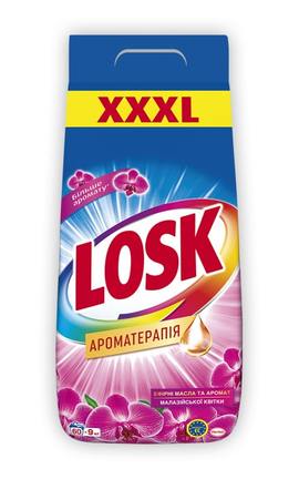 LOSK-Порошок для прання Losk Ароматерапія Малайзійські квіти 9 кг-9000101518009-