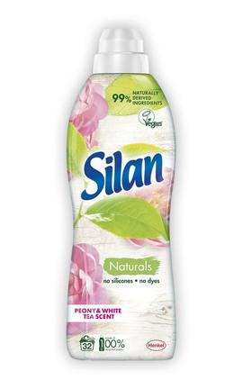 SILAN-Кондиціонер для білизни Silan Ароматерапія Аромат півоніі та білого чаю 800 мл-9000101385496-
