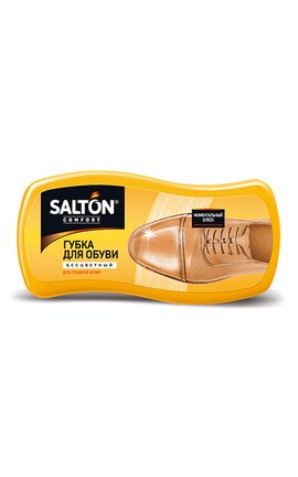 SALTON-Губка для обуви из гладкой кожи Salton бесцветная 1 шт-4820184441019-
