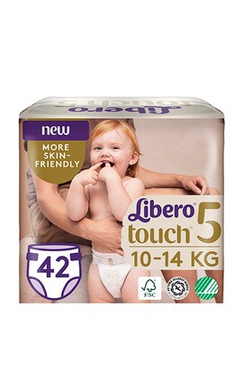 LIBERO TOUCH-Підгузки дитячі Libero Touch розмір 5 10-14 кг 42 шт-7322541070971-