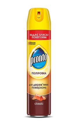 PRONTO-Аэрозоль для мебели Pronto Классик Блеск 250 мл-5010182988657-