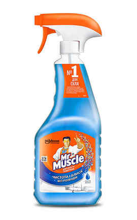 MR MUSCLE-Засіб для миття скла Mr Muscle Професіонал 500 мл-4823002001013-