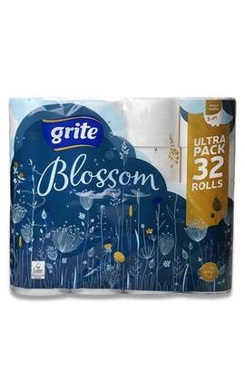 GRITE-Туалетная бумага Grite Blossom трехслойная 32 шт-4770023348798-