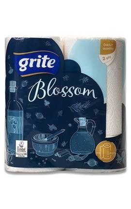 GRITE-Полотенце бумажное универсальное Grite Blossom 2 шт-4770023348637-
