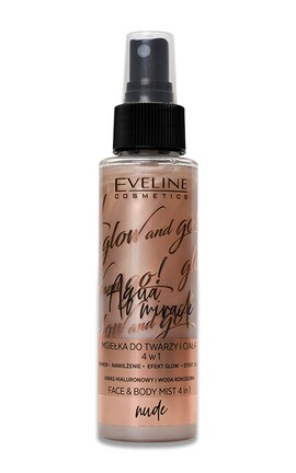 EVELINE-Спрей-мост для лица Eveline Cosmetics Aqua Miracle 4в1 Nude 110 мл-5903416001683-