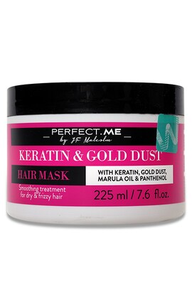 PERFECT ME-Маска для волосся Perfect me Keratin and Gold dust 225 мл-5907506520696-