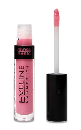 EVELINE-Помада для губ Eveline Gloss M.a.gic Lip Lacouer сверкающая тон 28 Gentle Rose 45 мл-5903416015147-