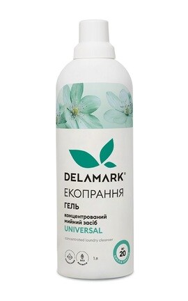 DELAMARK-Средство для стирки жидкое концентрированное Royal Powder De La Mark бесфосфатное 1 л-4820152330154-