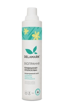 DELAMARK-Кондиционер-ополаскиватель De La Mark Royal Powder Карпатские горы 750 мл-4820152330543-