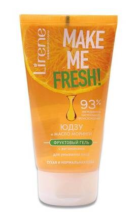LIRENE_-Гель очищающий для умывания Lirene Make Me Fresh! Юдзу с маслом моринги, 150 мл-5900717753518-