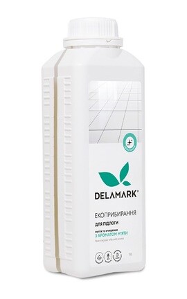 DELAMARK-Средство для мытья и очистки полов De La Mark с ароматом мяты 1 л-4820152330727-