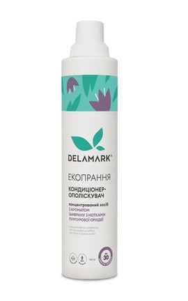 DELAMARK-Кондиционер-ополаскиватель для белья De La Mark Royal Powder с ароматом шафрана с нотками пурпурной орхидеи 750 мл-4820152330567-