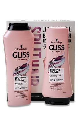 GLISS KUR-Набор для волос и секущихся кончиков Gliss Split Hair Miracle Шампунь и Бальзам 1 шт-9000101666007-