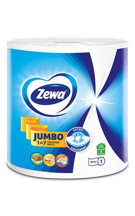 ZEWA-Паперові рушники Zewa Jumbo, 2 шари, 1 рулон 1 шт-7322541191706-