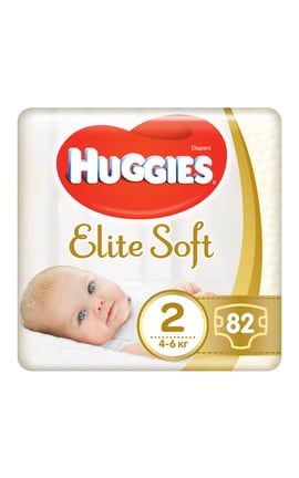 HUGGIES-Подгузники детские Huggies Elite Soft размер 2 4-6 кг 82 шт-5029053578088
