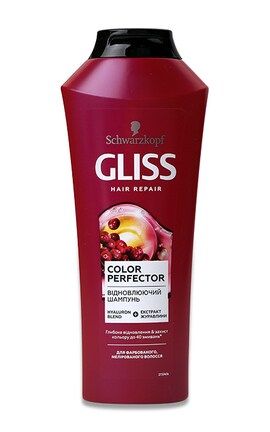 GLISS KUR-Шампунь для волос восстанавливающий Gliss Color Perfector 400 мл-9000100549691-