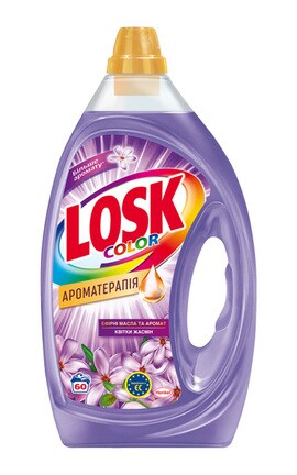 LOSK-Гель для прання Losk Аромотерапія Color Жасмин концентрований 3 л -9000101517552-
