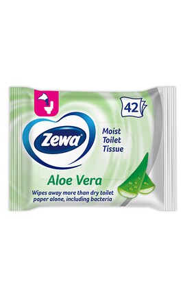 ZEWA-Вологий туалетний папір Zewa з ароматом алое вера 42 шт-7322540898934-