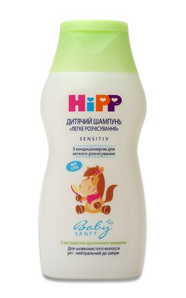 HIPP УКРАЇНА-Шампунь для шелковистых волос детский Hiрр Babysanft легкое расчесывание 200 мл-9062300138426-