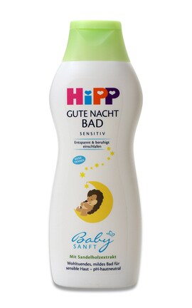 HIPP УКРАЇНА-Дитяча пінка для ванни Hipp Babysanft На добраніч 350 мл-4062300373167-
