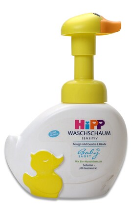 HIPP УКРАЇНА-Пенка для умывания и мытья рук детская Hipp Babysanft с дозатором 250 мл-42241010-