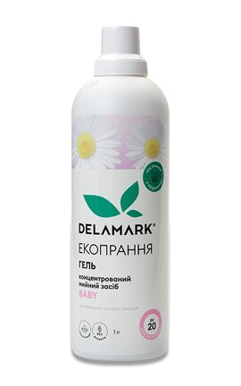 DELAMARK-Гель для стирки детского белья Delamark Baby Экопрания концентрированный 1 л-4820152330178-