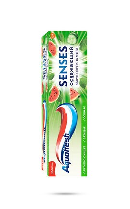 AQUAFRESH-Зубна паста AquaFresh Senses Освіжаючий кавун 75 мл-5054563089724-