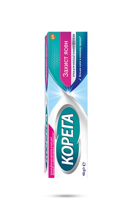COREGA-Крем для фиксации зубных протезов Corega Защита десен 40 г-5054563015143-