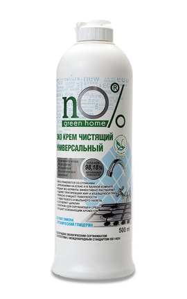 NO GREEN HOME-Крем чистячий універсальний ЕКО nO% Green Home 500 мл-4823080002803-