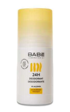BABE-Дезодорант шариковый для тела Babe Laboratorios Сенситив 24 часа 50 мл-8436571631268-