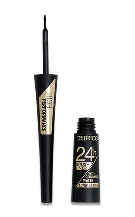 CATRICE-Підводка стійка для очей Catrice 24h Brush Liner тон 010 Ultra Black 3 мл-4059729274946-