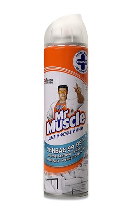 MR MUSCLE-Спрей ароматичний для дому дезінфекційний Mr.Muscle Гірська прохолода 300 мл -5000204222401-