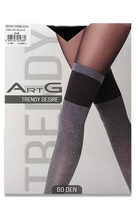 ART G FASHION-Колготки жіночі ArtG trendy Desire 60 den модель №1 pозмір 2 1 шт-4823103012369-
