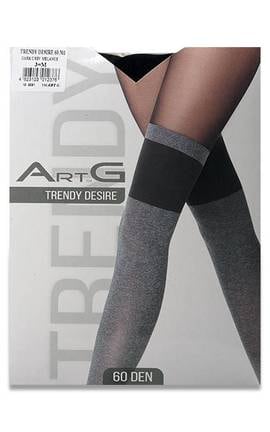ART G FASHION-Колготки жіночі ArtG trendy Desire 60 den модель №1 pозмір 3 1 шт-4823103012376-