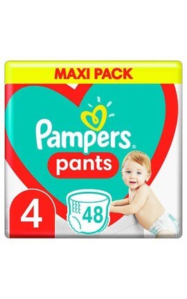 PAMPERS-Підгузки-трусики дитячі Pampers Pants розмір 4 9-15 кг 48 шт-8006540068755-