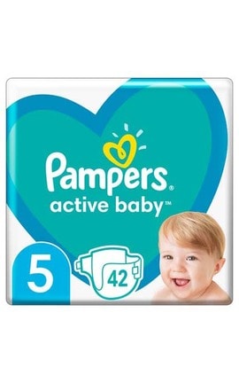 PAMPERS-Подгузники детские Pampers Active Baby размер 5 11-16 кг 42 шт-8001090950178-