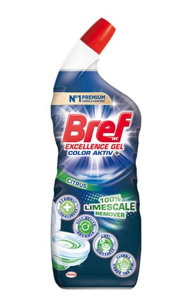 BREF-Засіб для чищення унітазу Вгеf Power gel 10*effectl Ocean 700 мл-9000101310719-