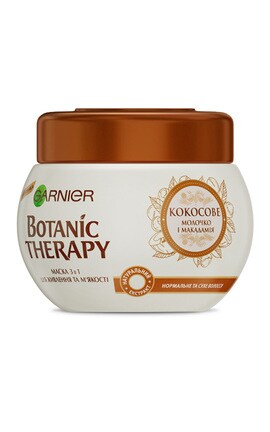 BOTANIC THERAPY-Маска для волос Garnier Botanic Therapy Кокосовое молочко и макадамия 300 мл-3600542194075-