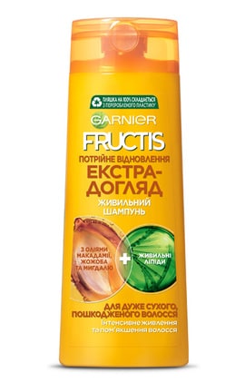 FRUCTIS-Шампунь для волосся Garnier Fructis Потрійне відновлення 400 мл-3600542065962-
