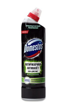 DOMESTOS-Средство для чистки унитаза Domestos Антиржавчина и антиналет 750 мл-8717163631591-