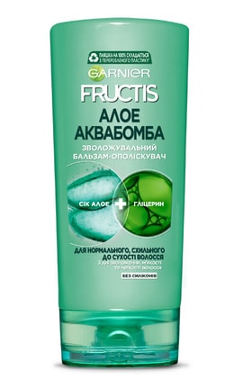 FRUCTIS-Бальзам-ополіскувач для волосся Garnier Fructis Алое для нормального волосся 200 мл-3600542134811-