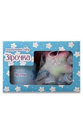 LUCKY DAY-Подарунковий набір Lucky Day Зірочка Гель для душу 275 млМочалка банна  1 шт-9210000072018-