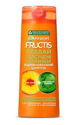 FRUCTIS-Шампунь для волос Garnier Fructis Гудбай Посеченные кончики для всех типов волос 400 мл-3600541284593-