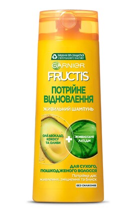 FRUCTIS-Шампунь для волос Fructis Тройное Восстановление 250 мл-3600540486905-