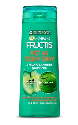 FRUCTIS-Шампунь для волос Garnier Fructis для ослабленных волос склонных к выпадению 400 мл-3600541775855-