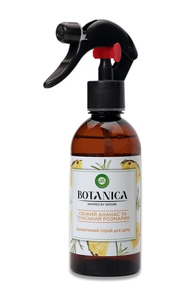 AIR WICK-Спрей ароматичний для дому Air Wick Botanica Свіжий ананас та туніський розмарин 237 мл-4820232970584-