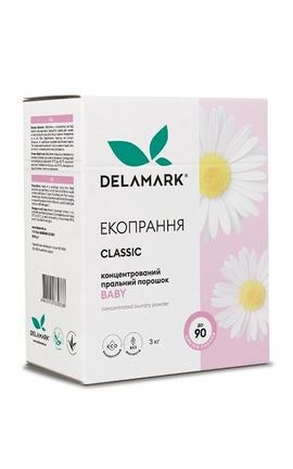 DELAMARK-Порошок для стирки детского белья Delamark Royal Powder for babies бесфосфатный 3 кг-4820152330338-