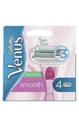GILLETTE VENUS-Змінні картриджі для гоління Venus Sensitive Smooth жіночі, 4 шт-7702018575381-