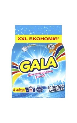 GALA-Порошок для прання Gala Морська свіжість 4 кг -8001090807274-
